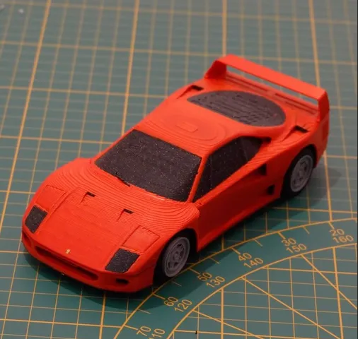 Ferrari F40 Kit Card, photo 2 of 4 - Ferrari F40 Kit Card Models, RC & Drones