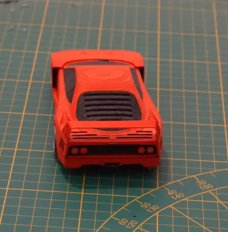 Ferrari F40 Kit Card, photo 3 of 4 - Ferrari F40 Kit Card Models, RC & Drones
