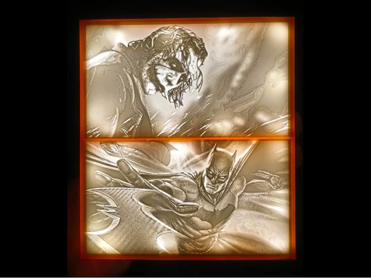 Batman vs Joker simple lightbox - Superhero Light Boxes, in stock in India