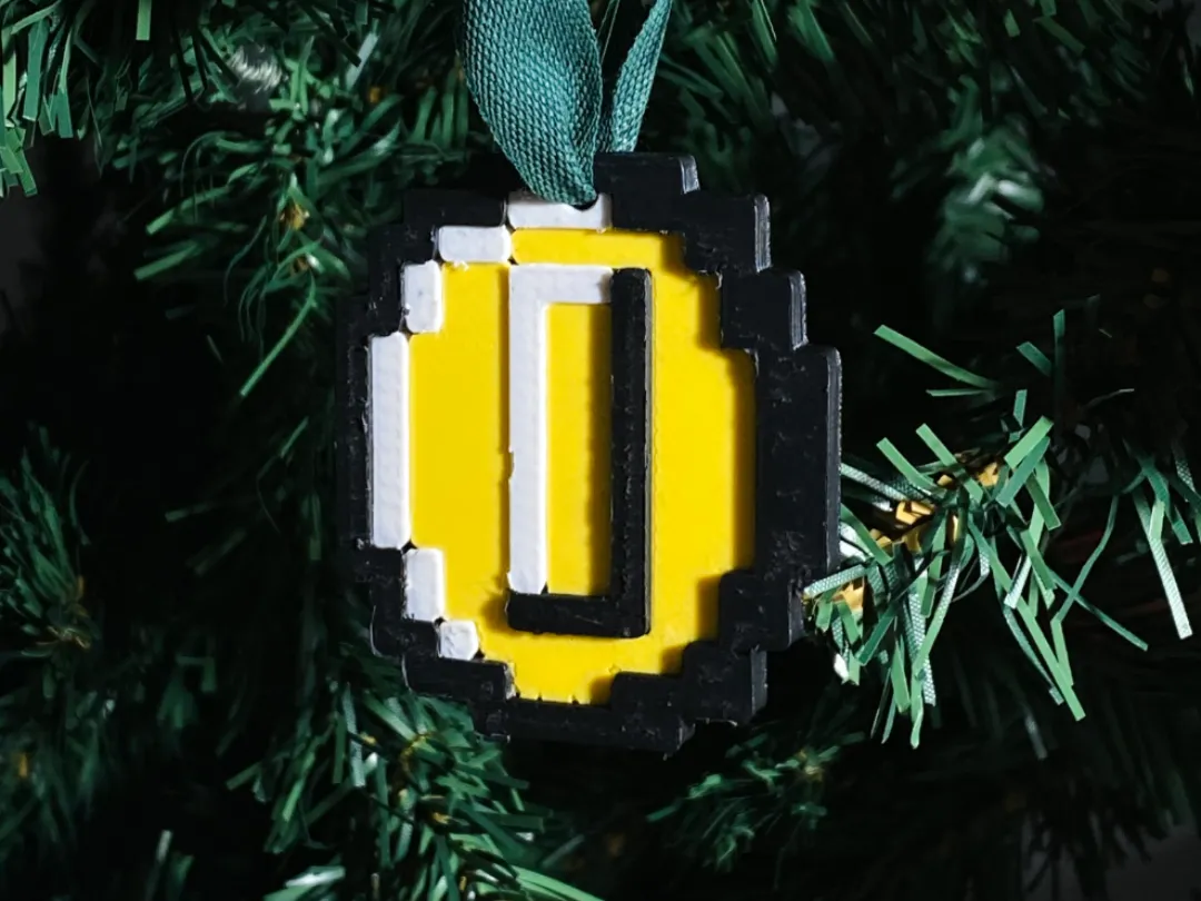 3/9 Retro 8Bit Xmas Tree Coin Pixel Holiday Charm - Decor, in stock in India