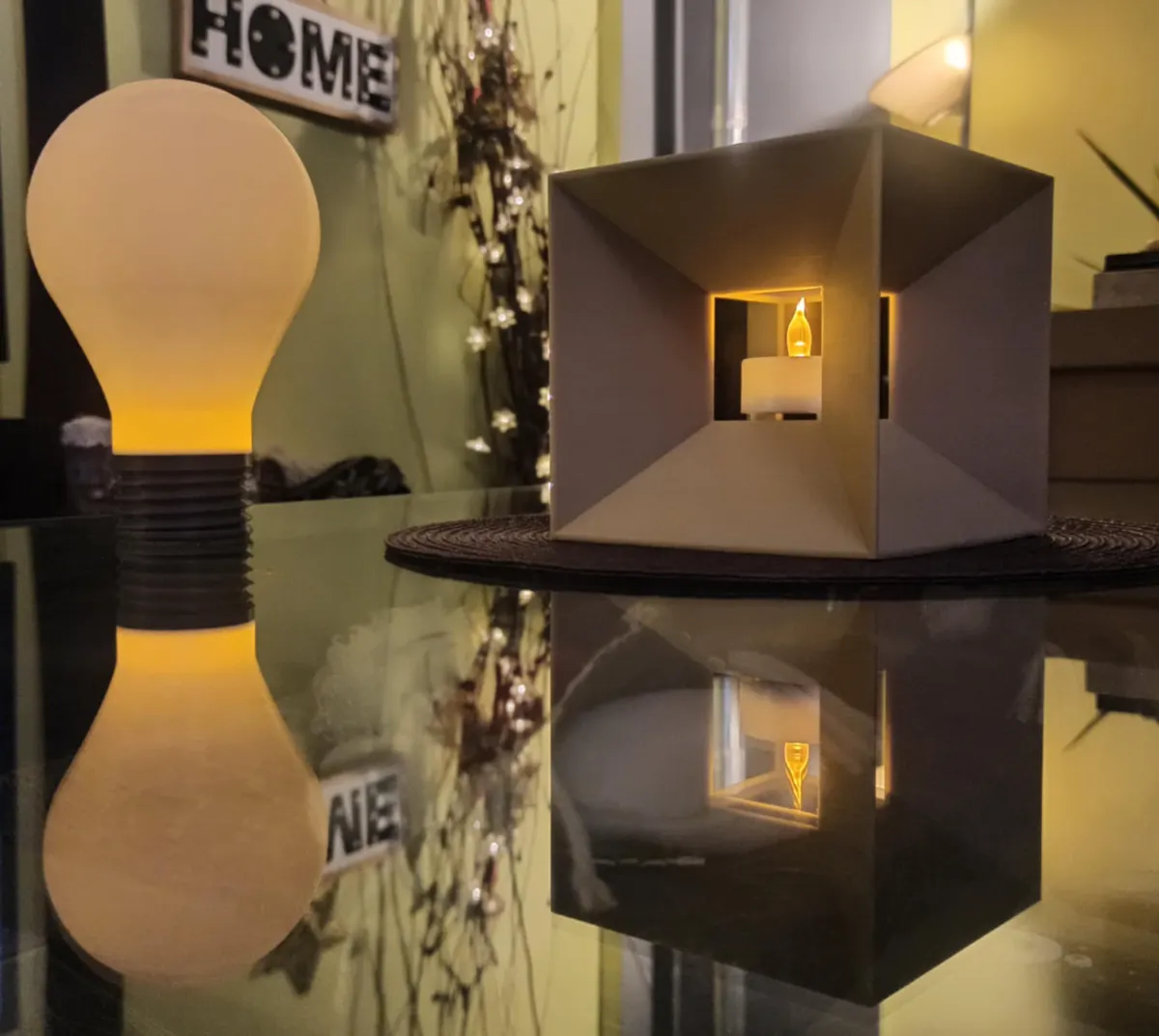 e27 bulb tealight night light decor, photo 2 of 4 - e27 bulb tealight night light decor Household