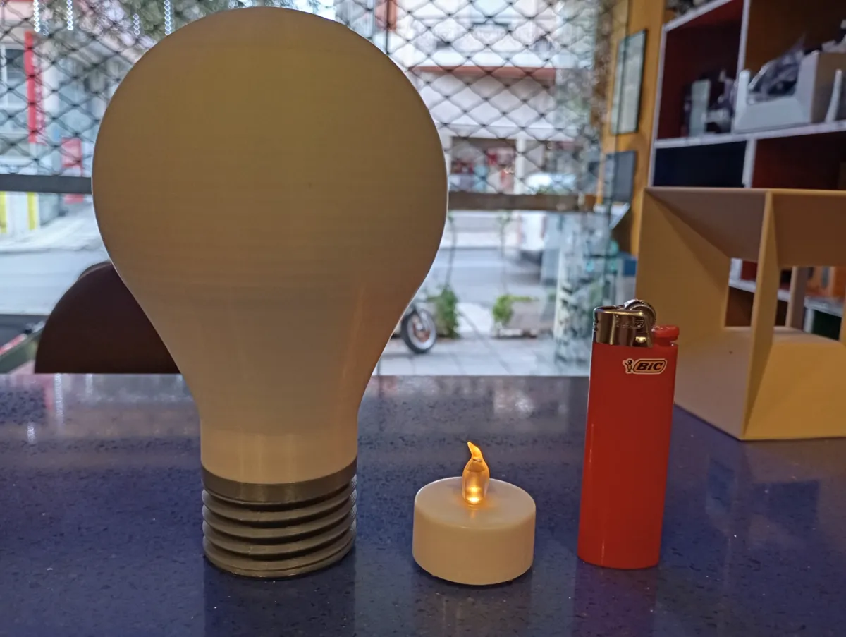 e27 bulb tealight night light decor, photo 4 of 4 - e27 bulb tealight night light decor Household