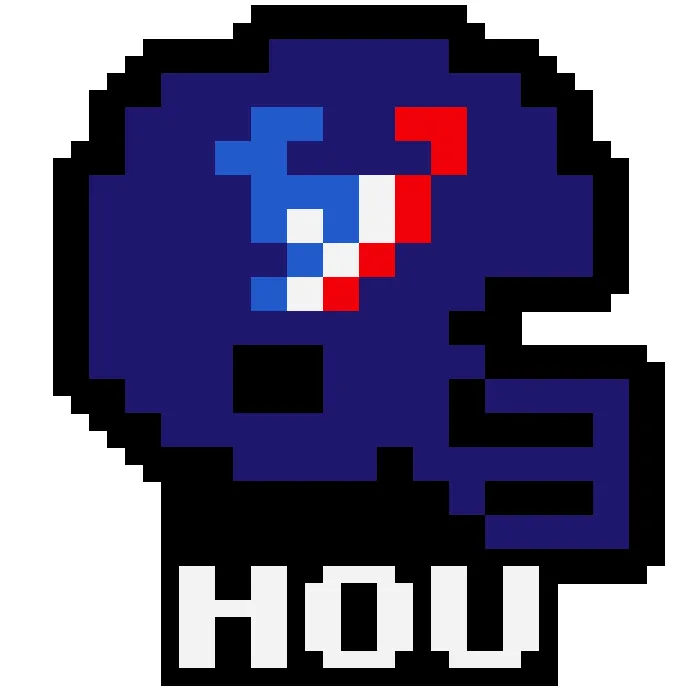 Houston Texans Tecmo Super Bowl Light Box, photo 4 of 4 - Houston Texans Tecmo Super Bowl Light Box Art