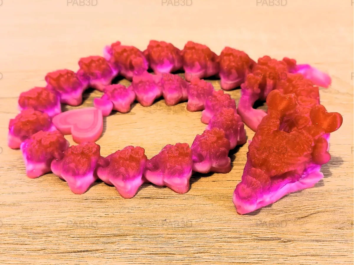Articulated Flexi Dragon Hearts - Articulated Dragons, in stock in India