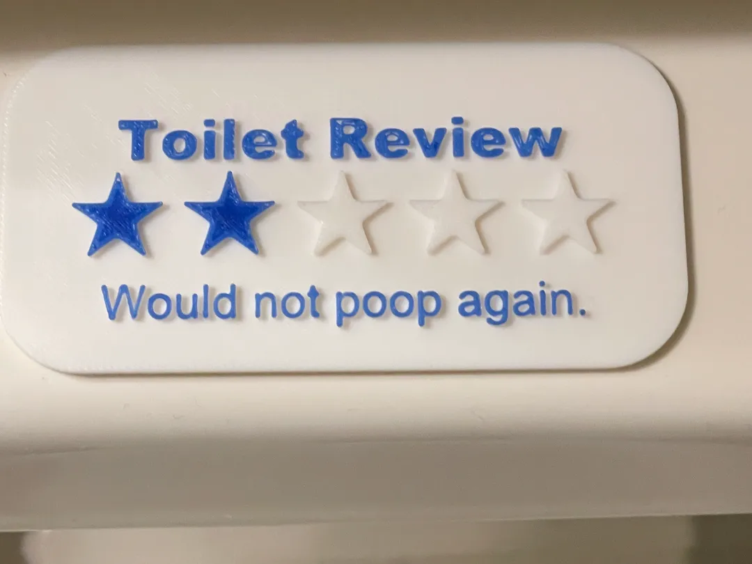Funny Toilet Sign Multicolor - Signs & Logos, in stock in India
