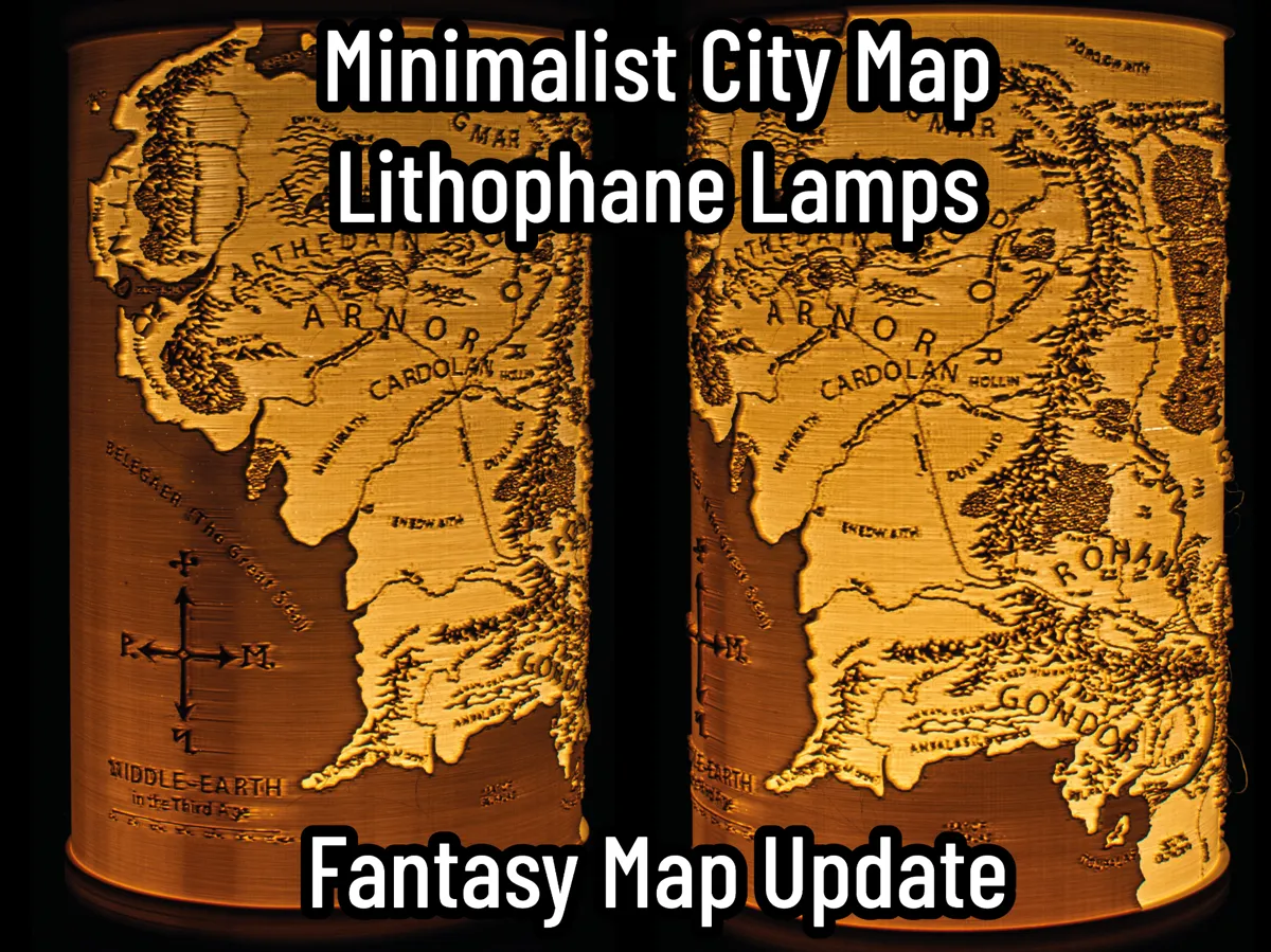 Minimalist City Map Lithophane Lamps, photo 3 of 4 - Minimalist City Map Lithophane Lamps Home Decor Items