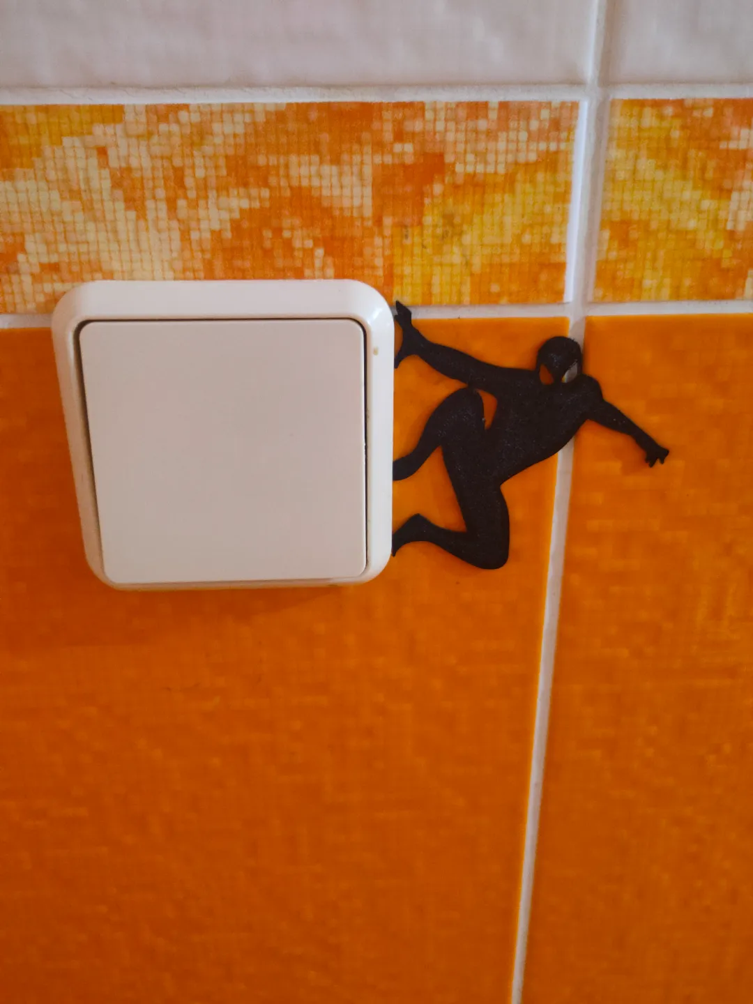 light switch decor Spiderman