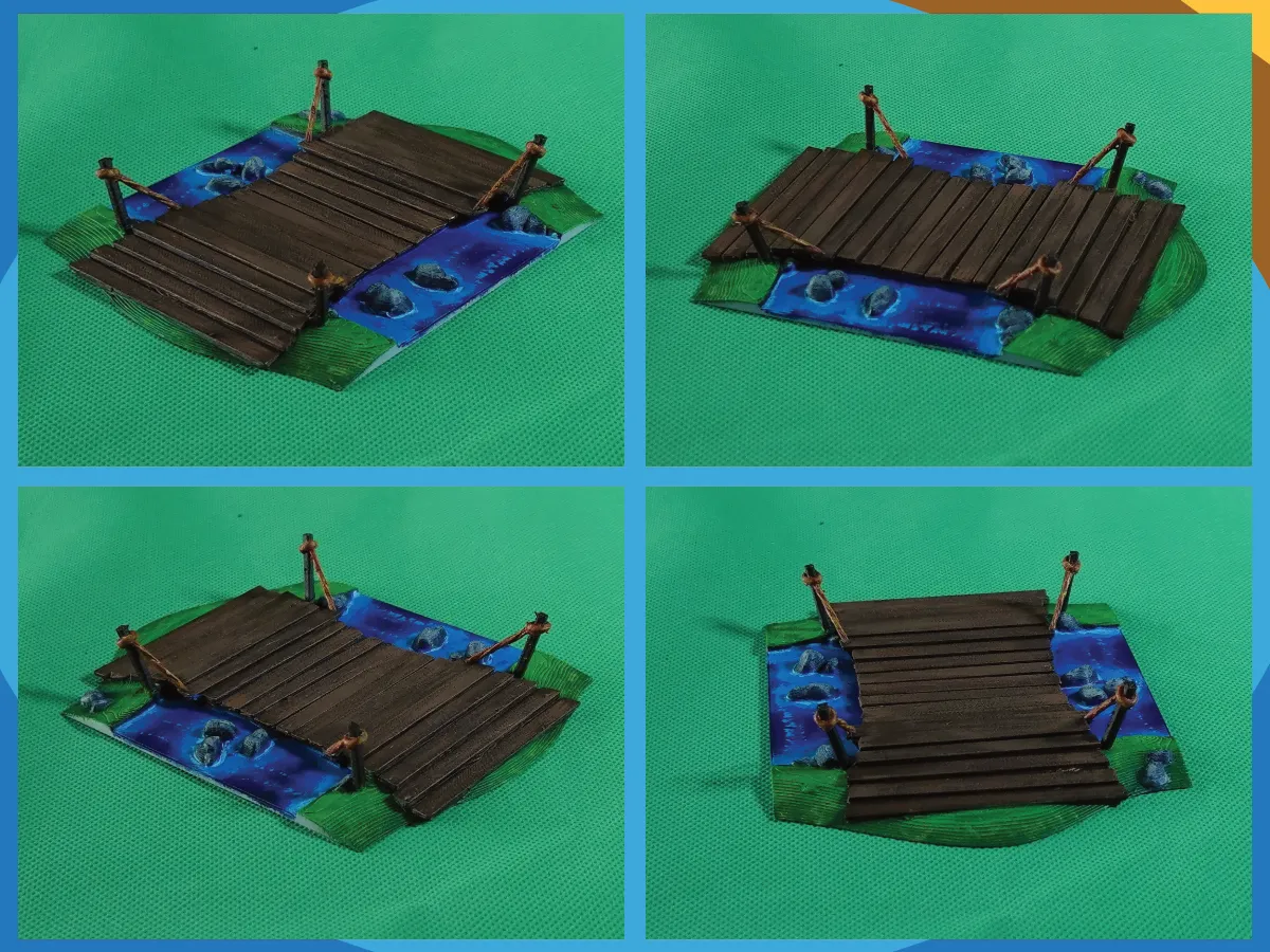 Modular River for Wargaming, Wide Bridge