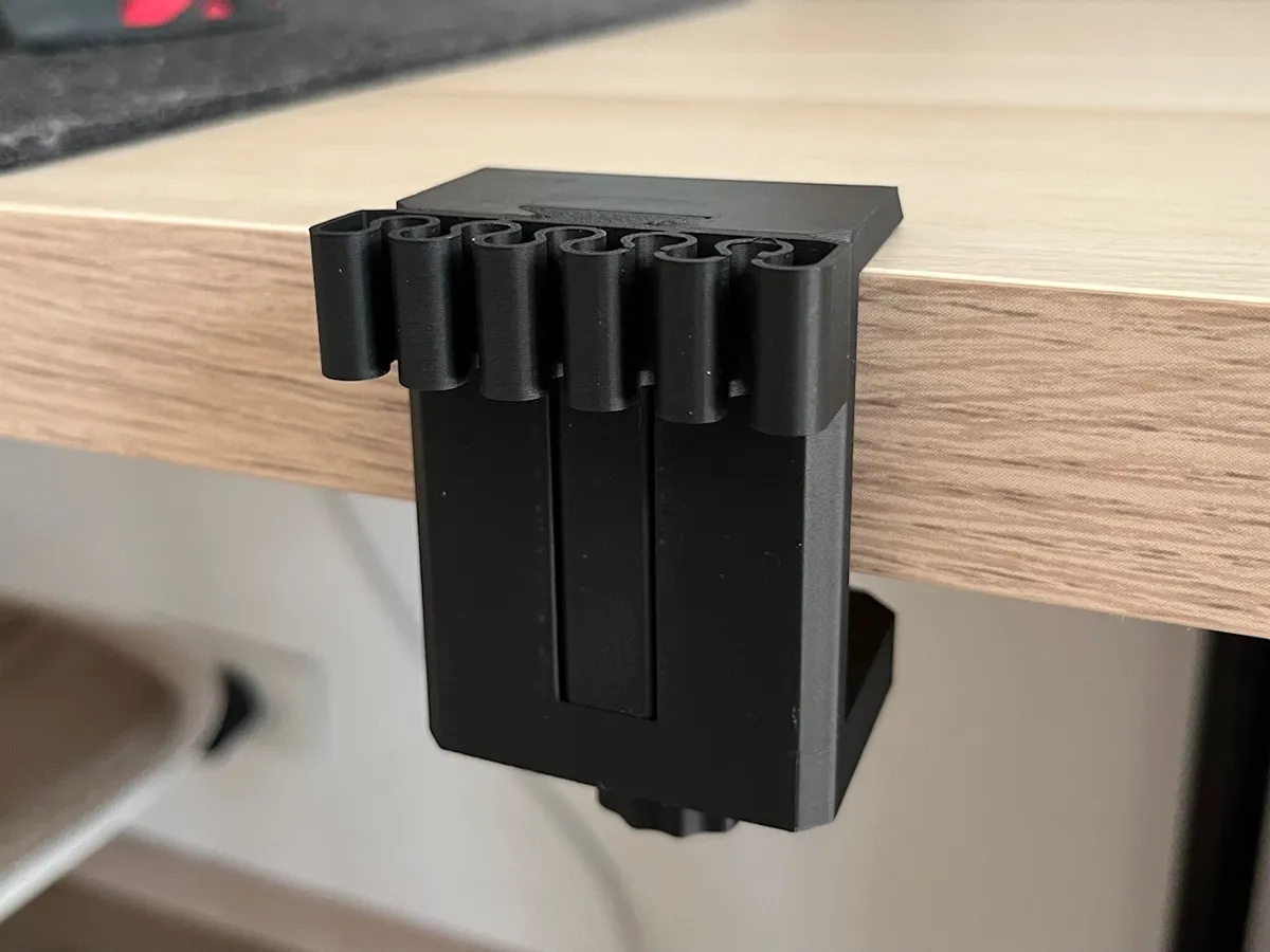 Desk Cable Holder, photo 2 of 4 - Desk Cable Holder Mobile & Device Accessories