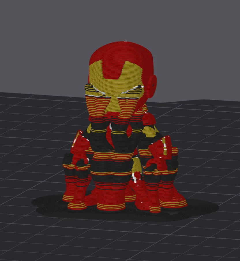 Iron Man Chibi PrintMon Figure, photo 3 of 4 - Iron Man Chibi PrintMon Figure Figurines & Collectibles