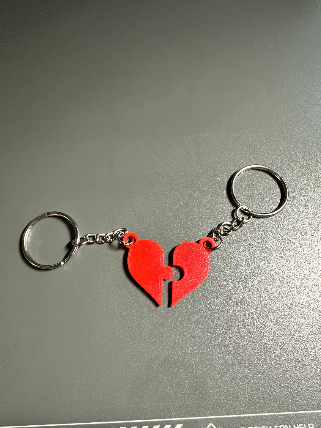 heart keychain puzzle