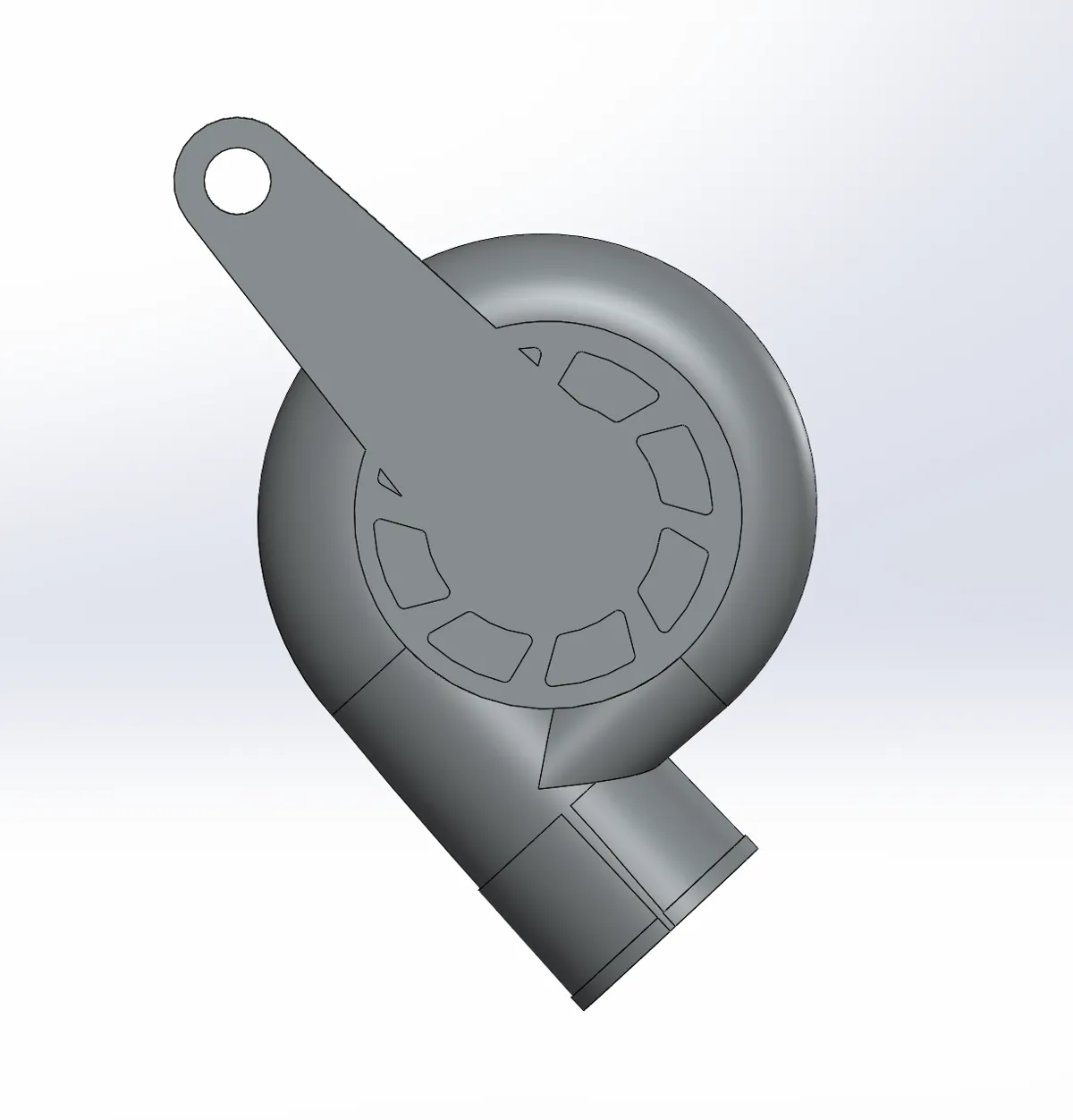 Turbo Charger Keychain, photo 4 of 4 - Turbo Charger Keychain Keychains