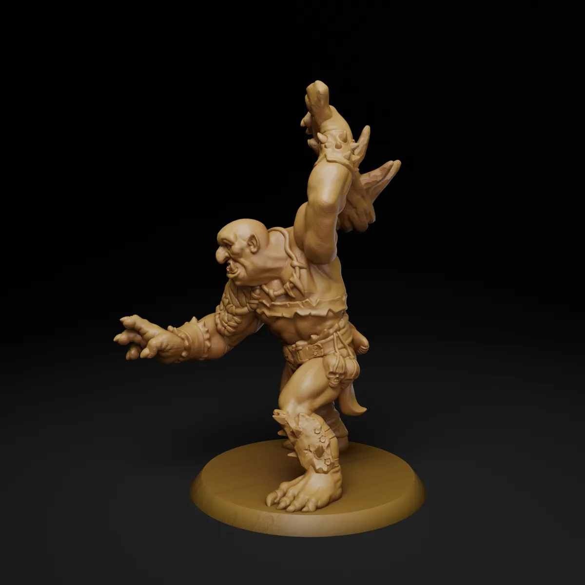 Ogre / Troll Miniature, photo 4 of 4 - Ogre / Troll Miniature Figurines & Collectibles