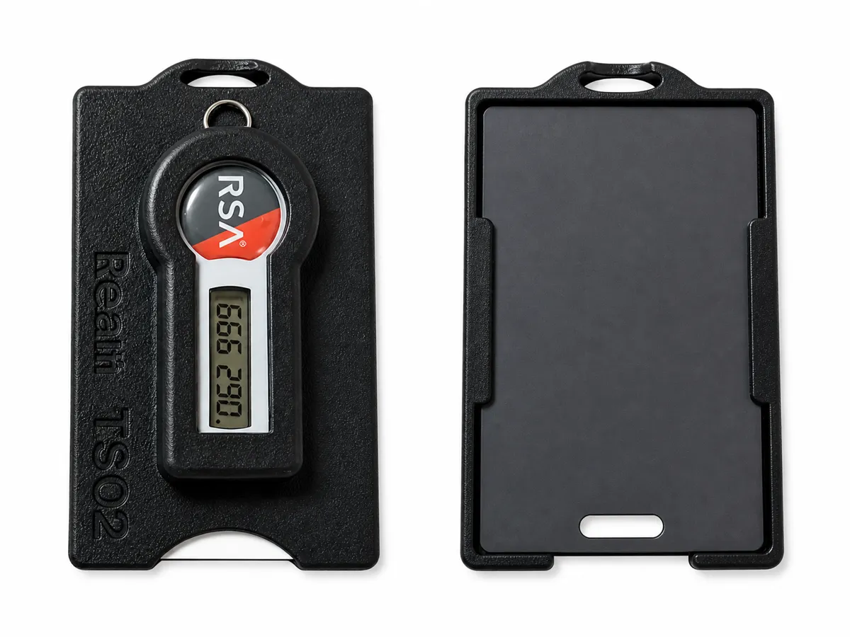 RSA Token Badge Holder, Thick Card w/ Text