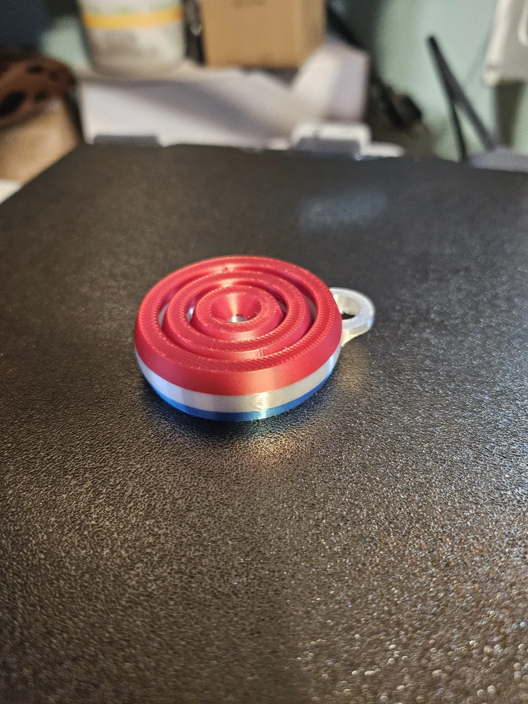 Spinning Gyro Fidget Keychain