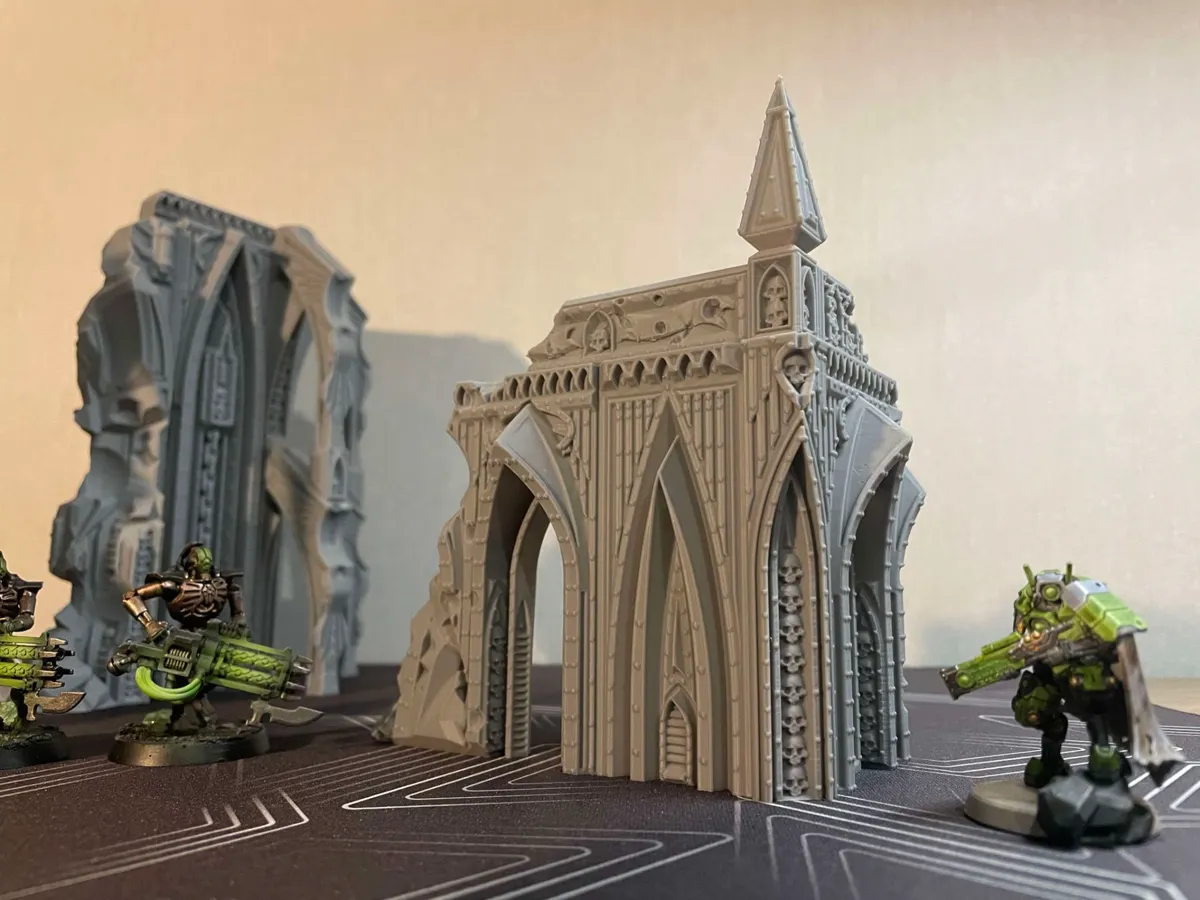 Wargame terrain Small ruin Grimdark Gothic - Architecture, in stock in India