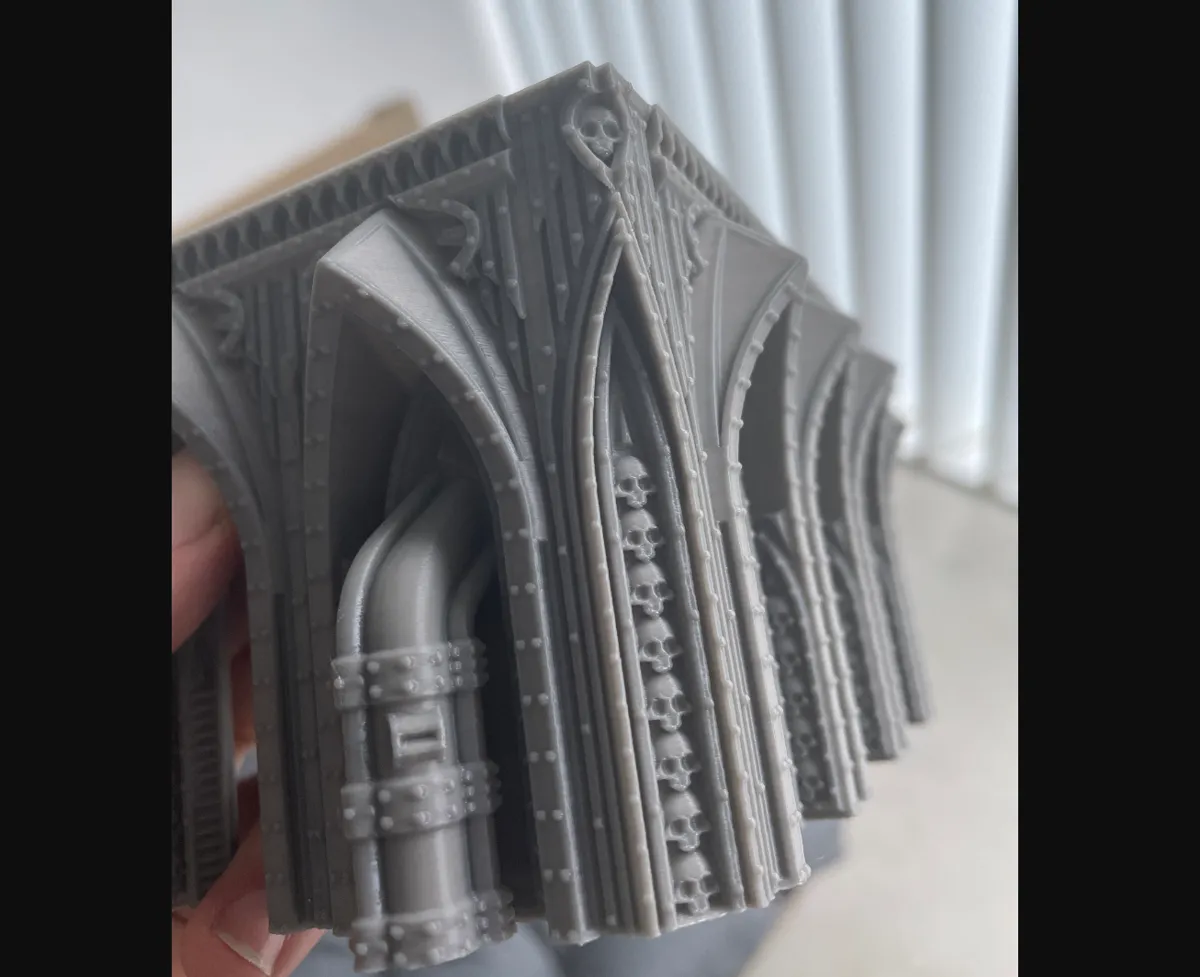 Wargame terrain Small ruin Grimdark Gothic, photo 4 of 4 - Wargame terrain Small ruin Grimdark Gothic Miniatures