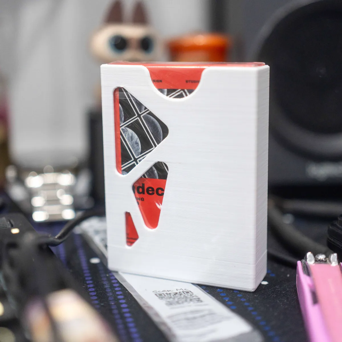 Playing Card Case With Cool Looking Holes - Playing Card Holders & Shufflers, in stock