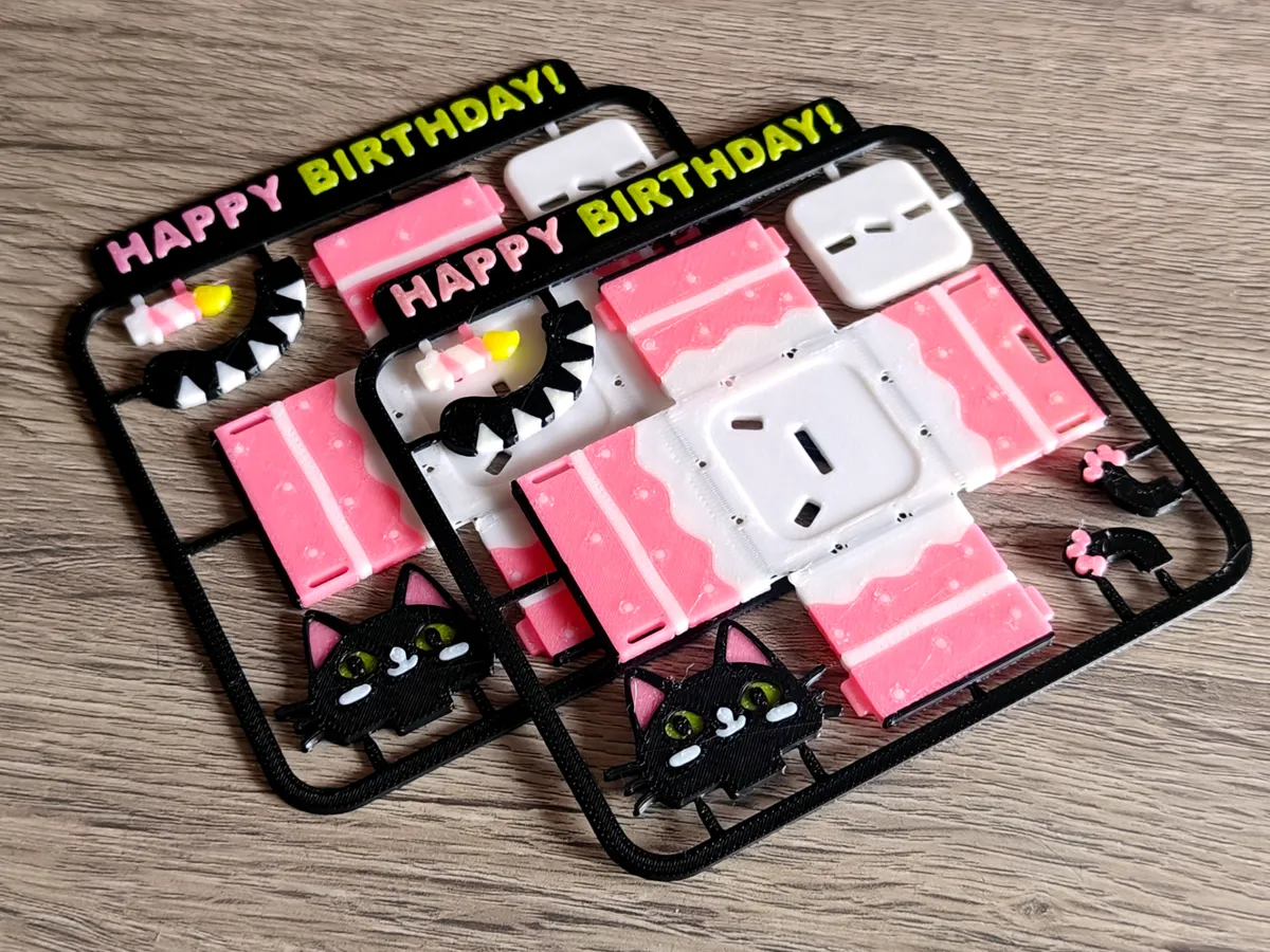 Cat in a Birthday Cake Kit Card, photo 3 of 4 - Cat in a Birthday Cake Kit Card Gifts & Occasions