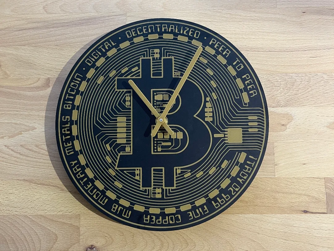 Bitcoin clock - Decor, in stock in India