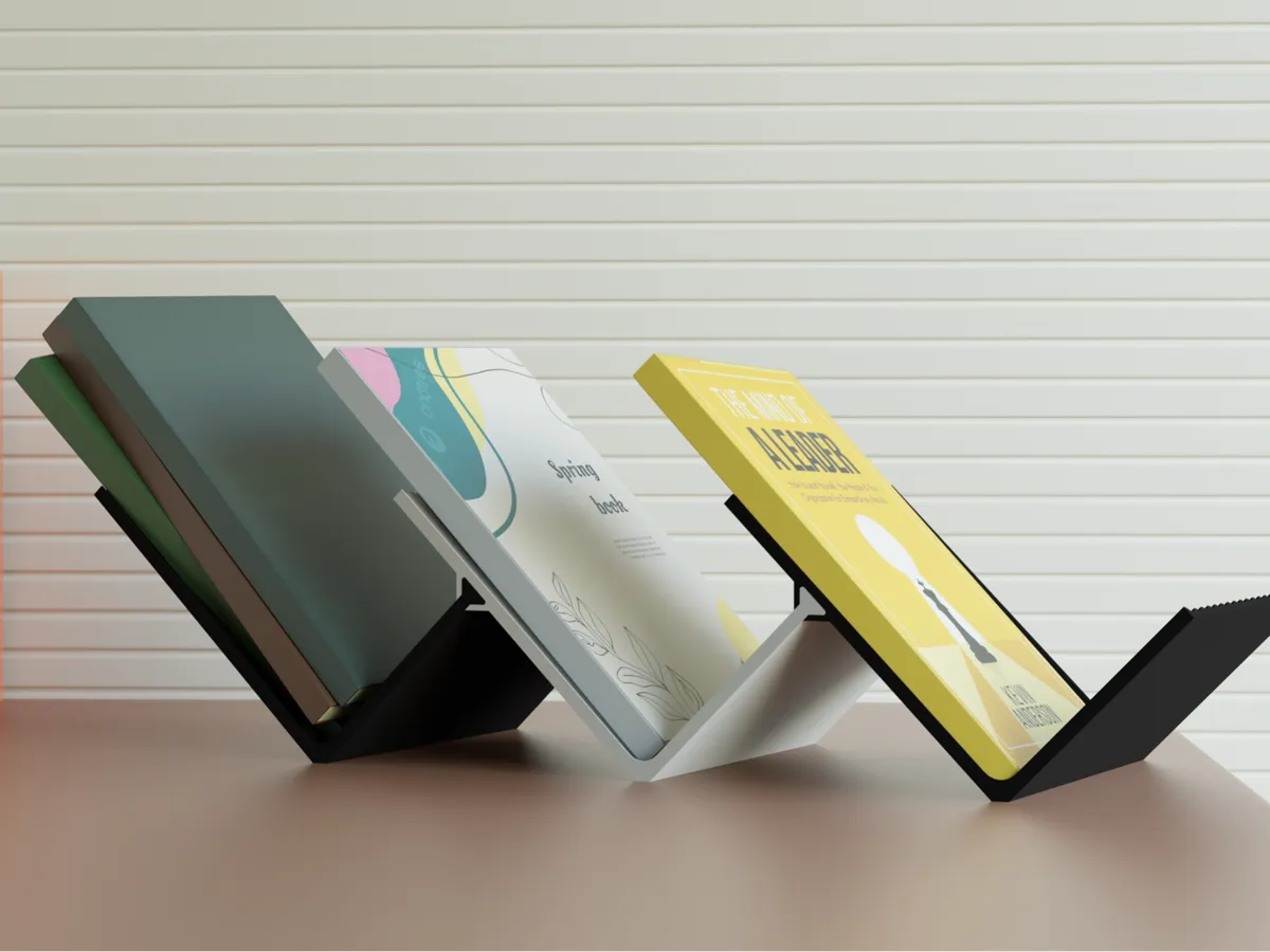 Minimalistic Book Rack - Shelf for Desk or Table - Floating & Wall Shelves, in stock