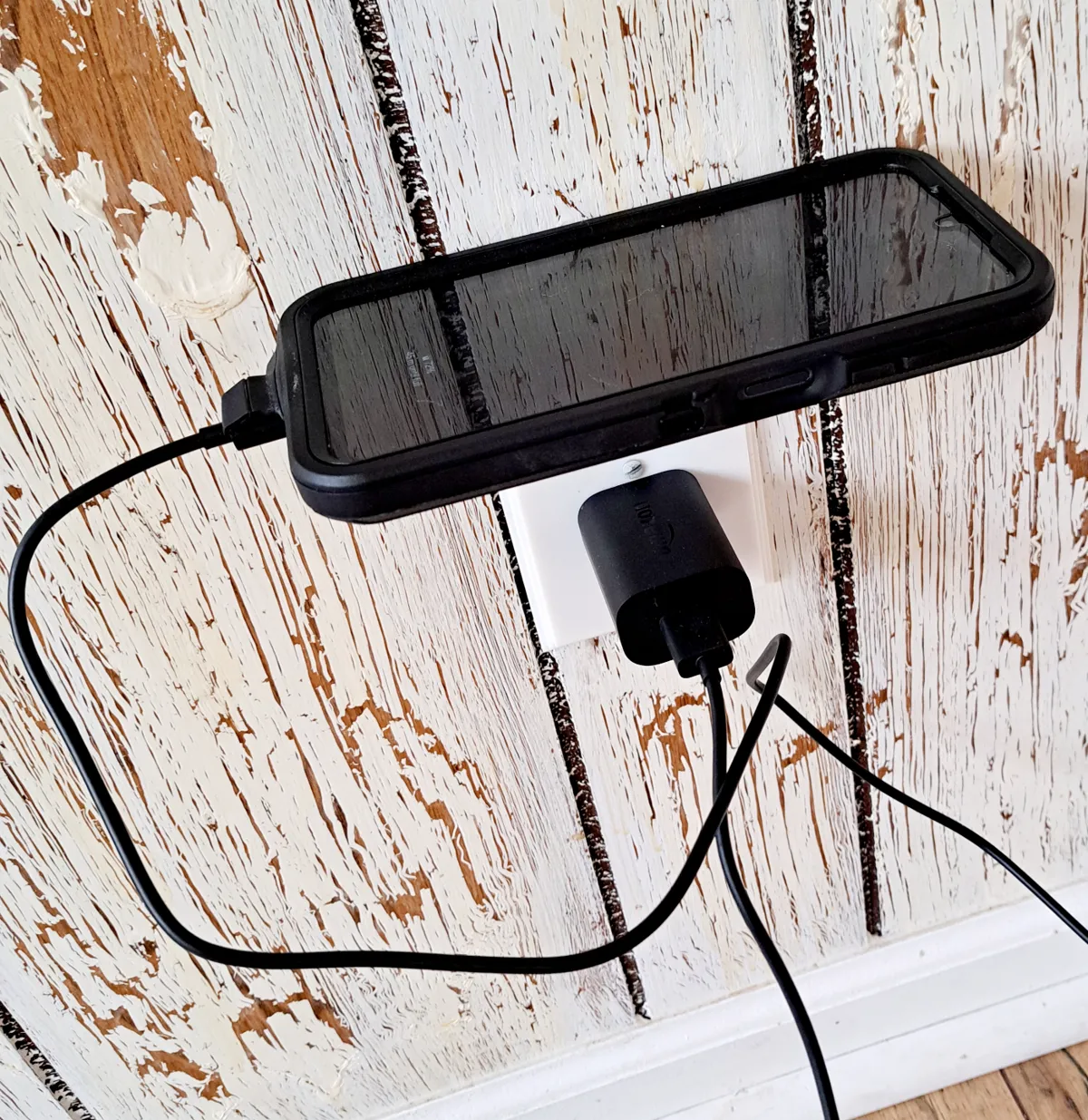 Outlet Cover with Phone Shelf, photo 3 of 3 - Outlet Cover with Phone Shelf Household
