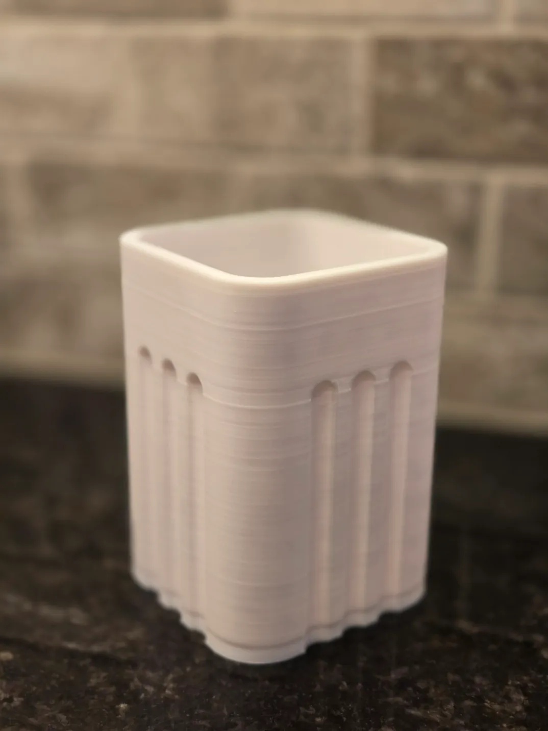 Modern Pen And Pencil Holder, photo 3 of 4 - Modern Pen And Pencil Holder Desk & Office