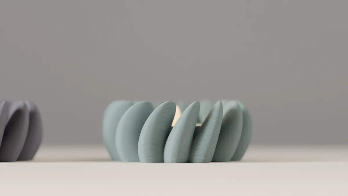 Modern Tealight Holder. Led candle Basket. Easy, photo 2 of 4 - Modern Tealight Holder. Led candle Basket. Easy Home Decor Items