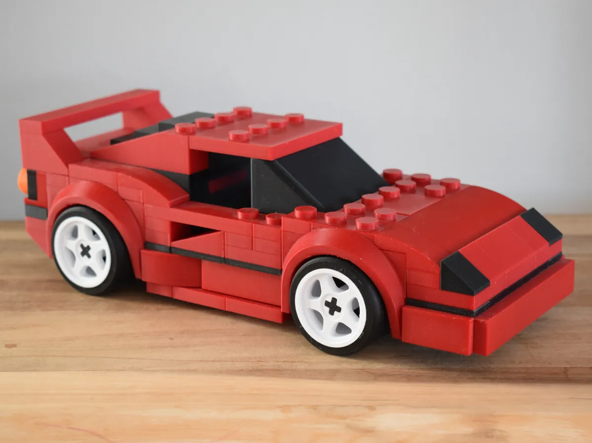 Large 2x Scale Brick Ferrari F40