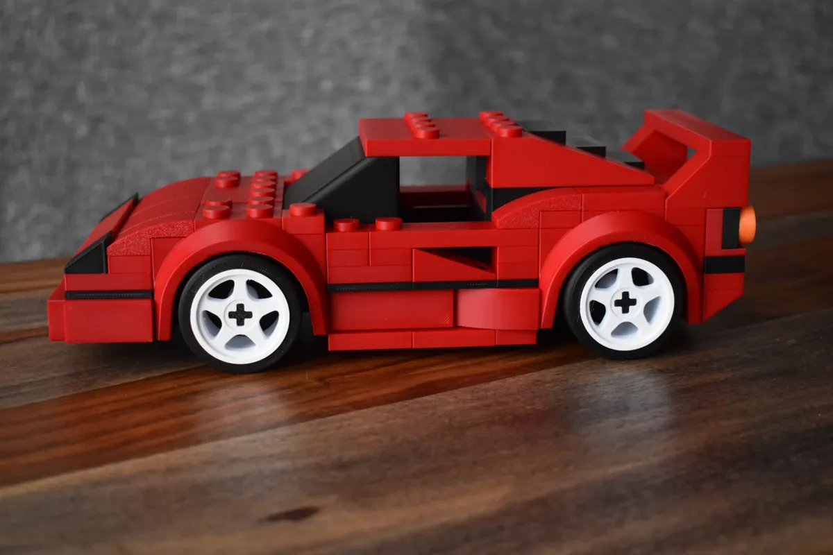 Large 2x Scale Brick Ferrari F40, photo 4 of 4 - Large 2x Scale Brick Ferrari F40 Models, RC & Drones