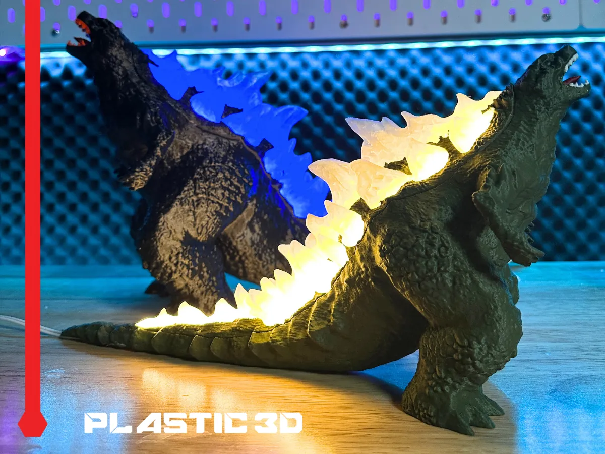 Godzilla Lamp, A Roaring Glow!