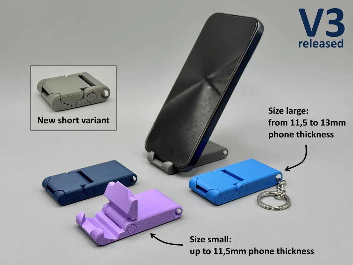 Foldable Keychain Phone Stand
