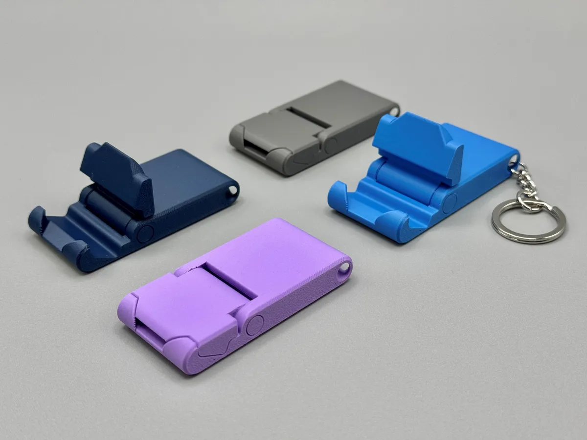 Foldable Keychain Phone Stand, photo 3 of 4 - Foldable Keychain Phone Stand Household