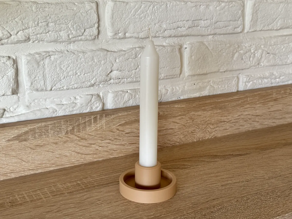 Modern candle holder (for candles with Ø21-22mm)