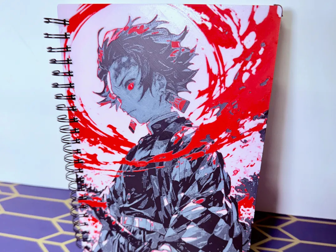 Tanjiro Hueforge Notebook Cover - Demonslayer