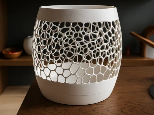 Voronoi Container, Flower Pot & Organizer