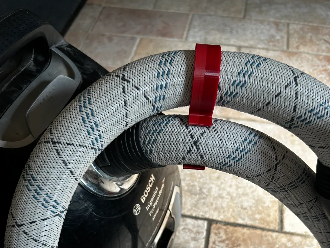 Vacuum hose clamp organizer