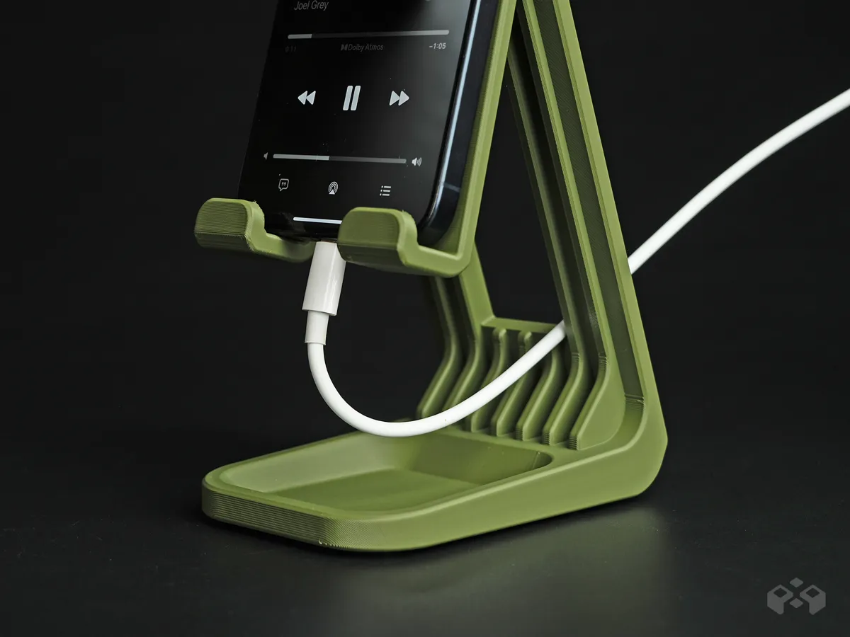 Classic iPhone Stand with Storage Tray, photo 4 of 4 - Classic iPhone Stand with Storage Tray Mobile & Device Accessories