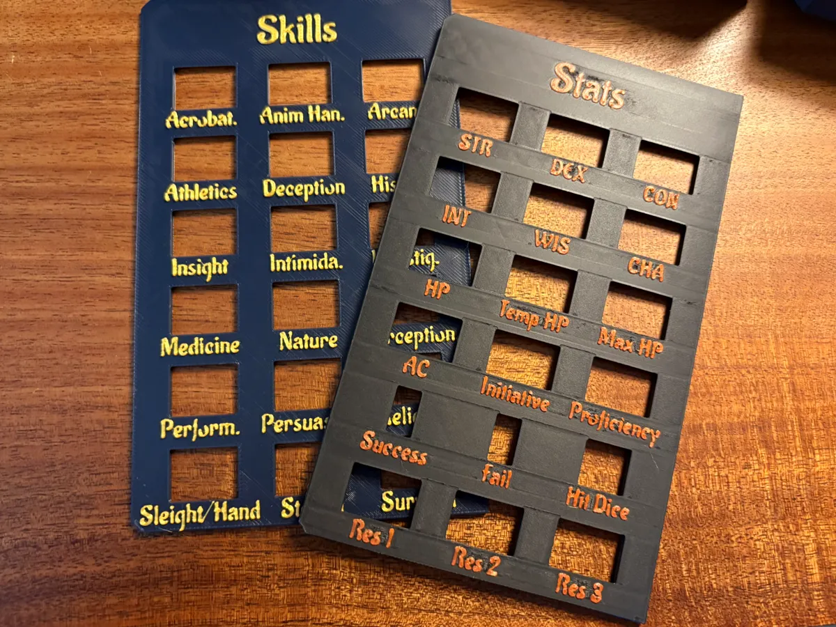 Ultimate DND Player Kit Customizable Door Inserts