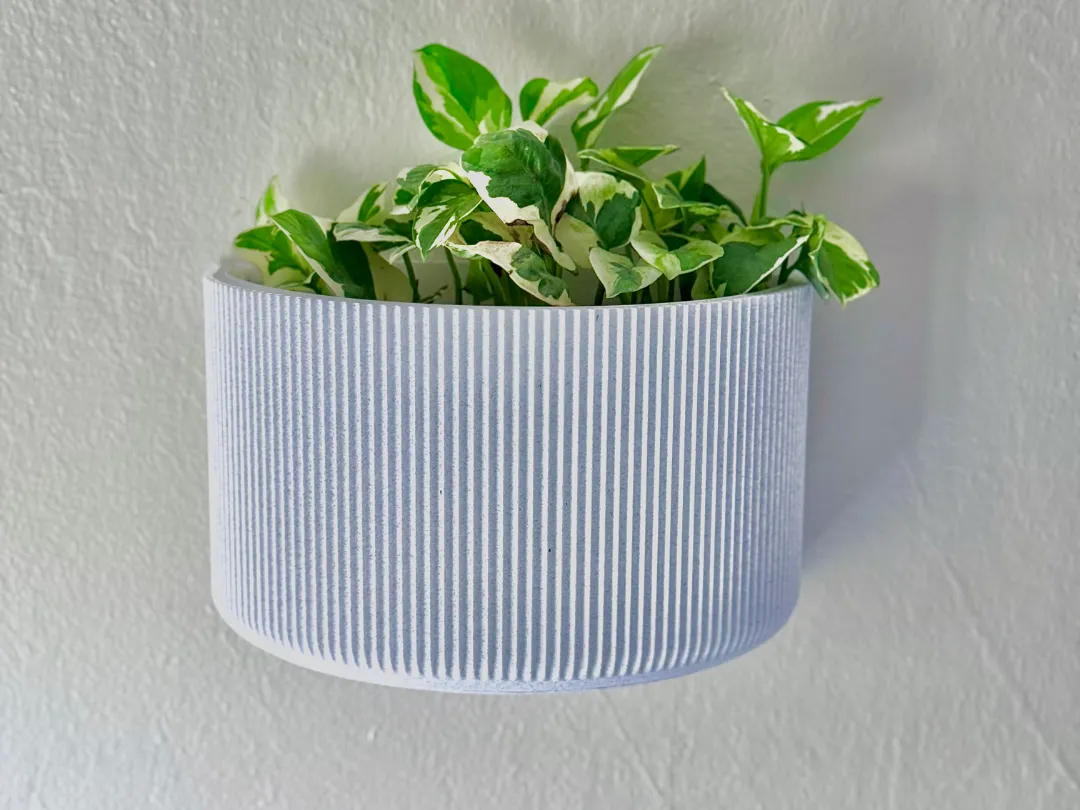 Modern Wall Planter with Inserts (Small & Large)