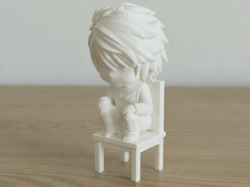 Chibi L Figure from Death Note Anime and Manga