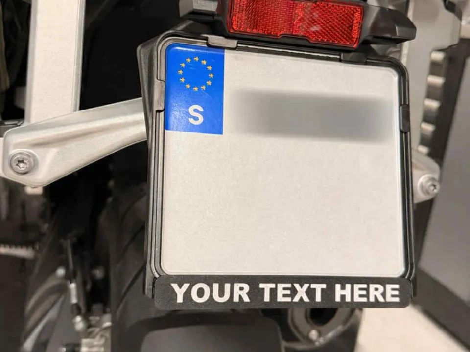 Replacement Bar For Your License Plate Motorcycle