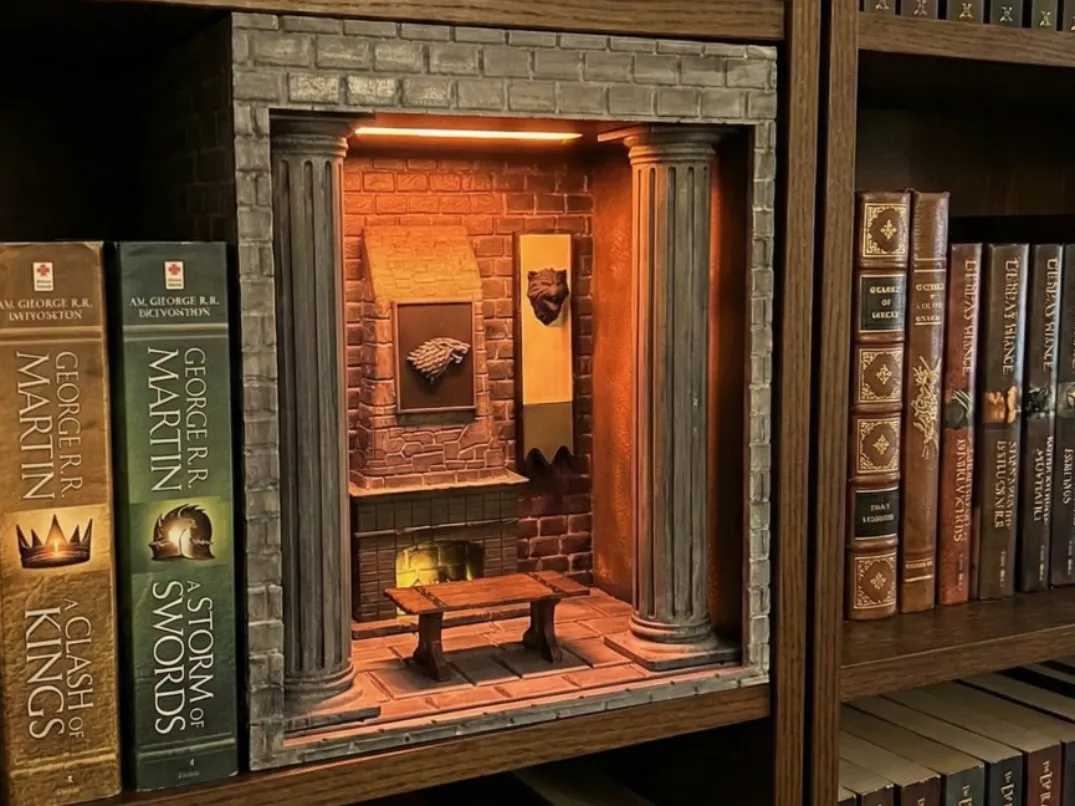 Book Nook "Winterfell Hearth"