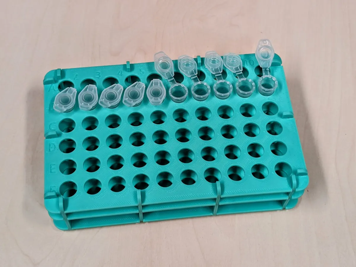 Microcentrifuge Eppendorf tube rack kit card, photo 4 of 4 - Microcentrifuge Eppendorf tube rack kit card Models, RC & Drones