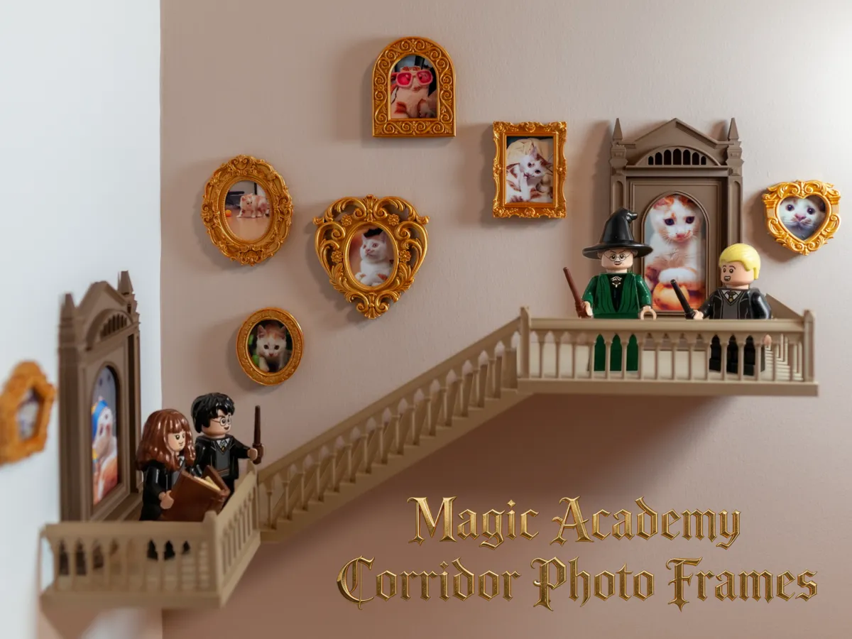 Magic Academy Corridor Photo Frames