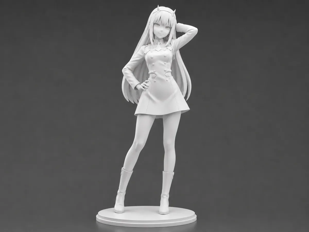 Zero Two Posing Figure Darling in the Franxx