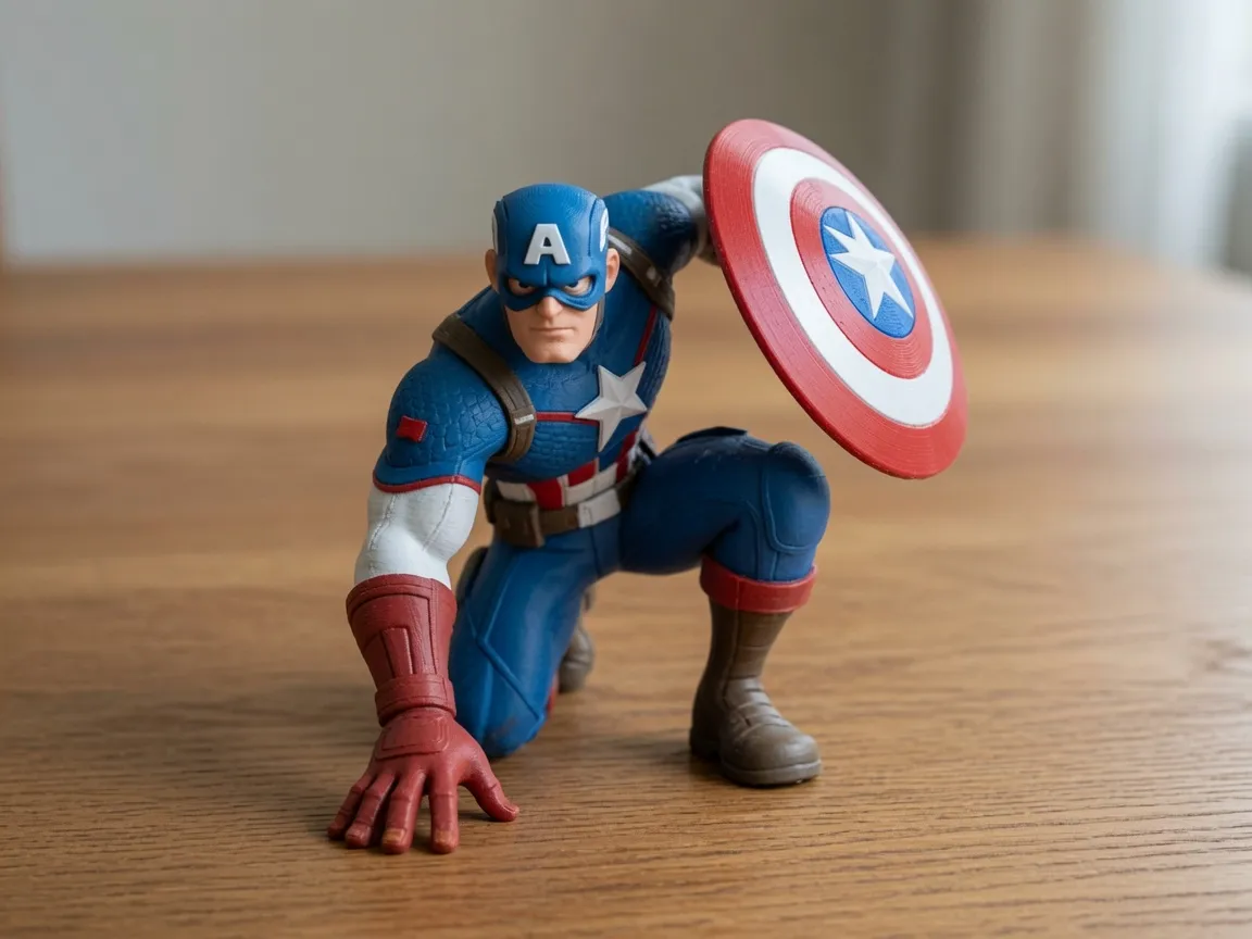 Captain America Landing Figure | Marvel