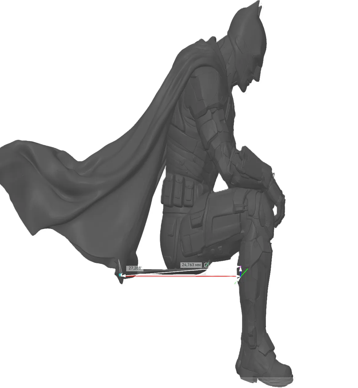Batman Sitting Car Mirror Ornament, photo 3 of 3 - Batman Sitting Car Mirror Ornament Toys & Games