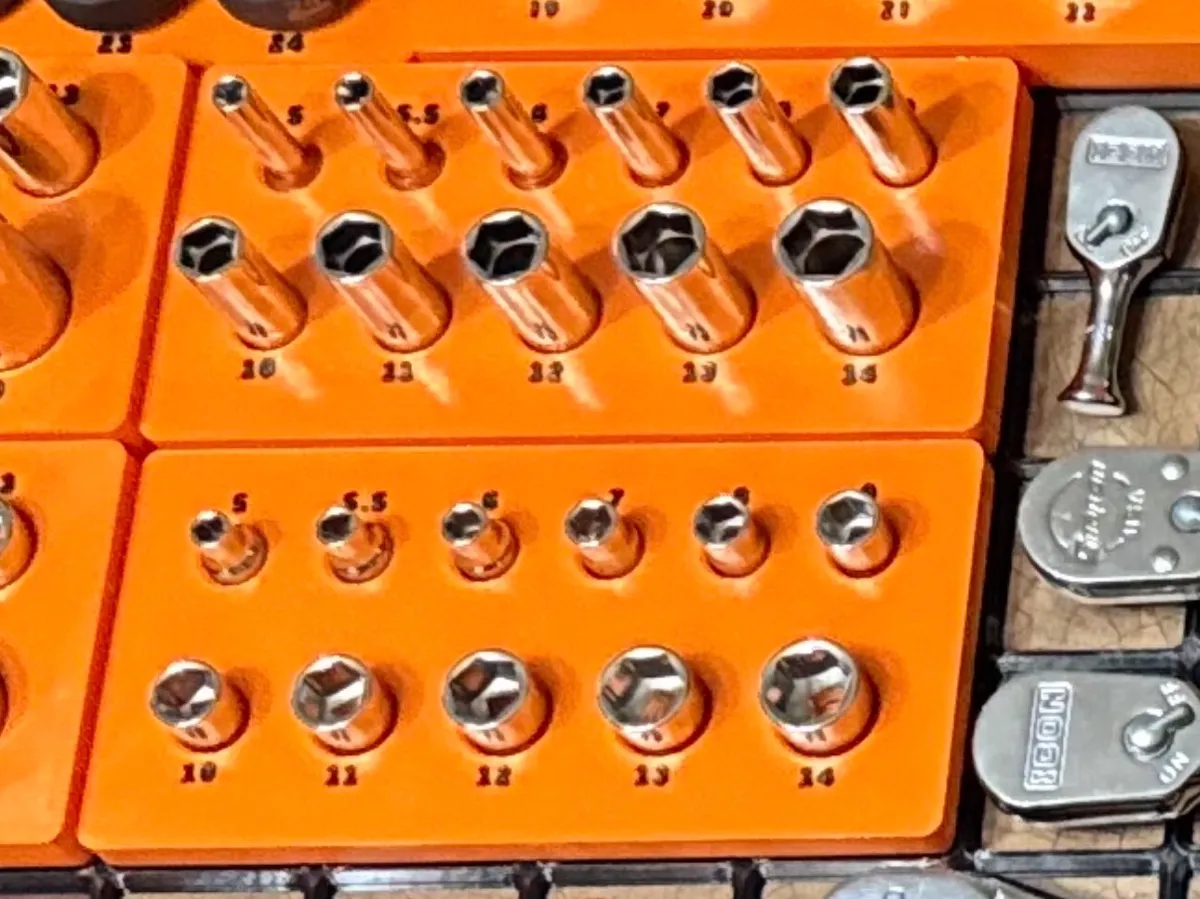 Icon 1/4" Drive Socket Holders - SAE & Metric - Organizers, in stock in India