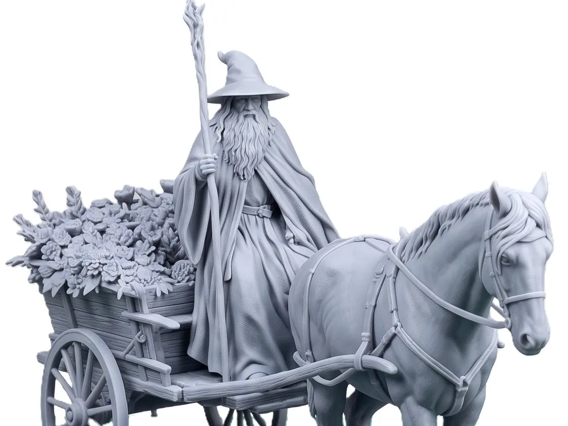 Gandalf's Arrival in the Shire - Lord of the Rings Figures, in stock